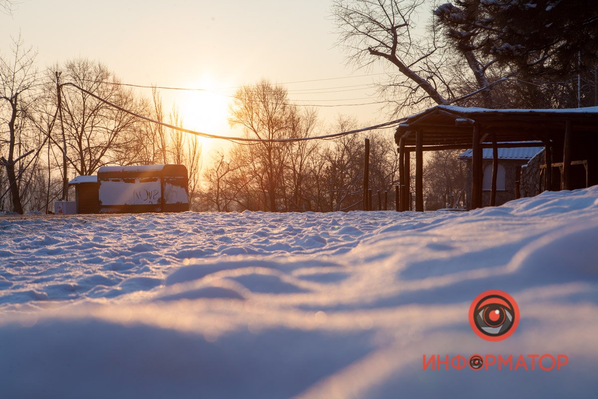 Белый снег отлично вписывается в общую картинку