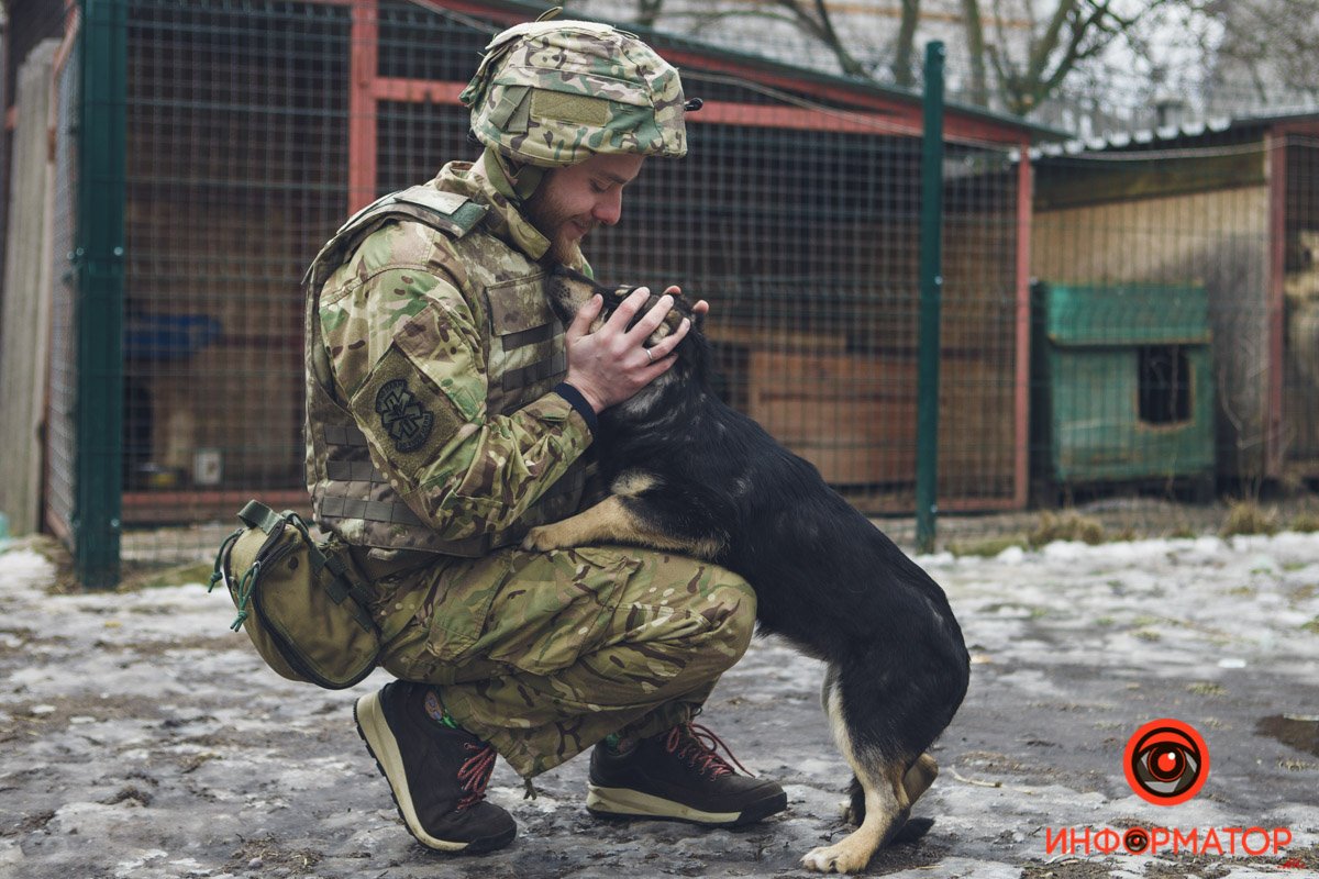 Военные, полицейские и спасатели снялись в фотосессии с бездомными животными в Днепре: классные фото 31