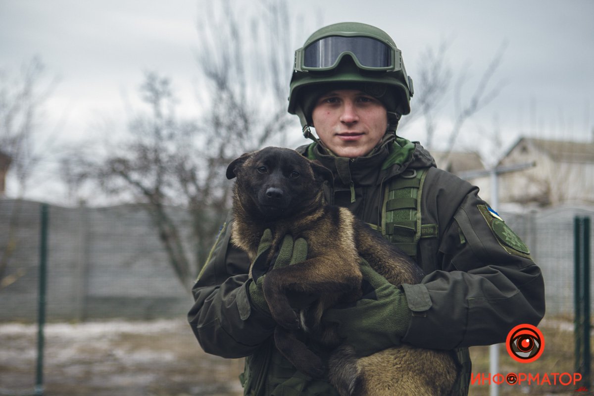 Военные, полицейские и спасатели снялись в фотосессии с бездомными животными в Днепре: классные фото 34