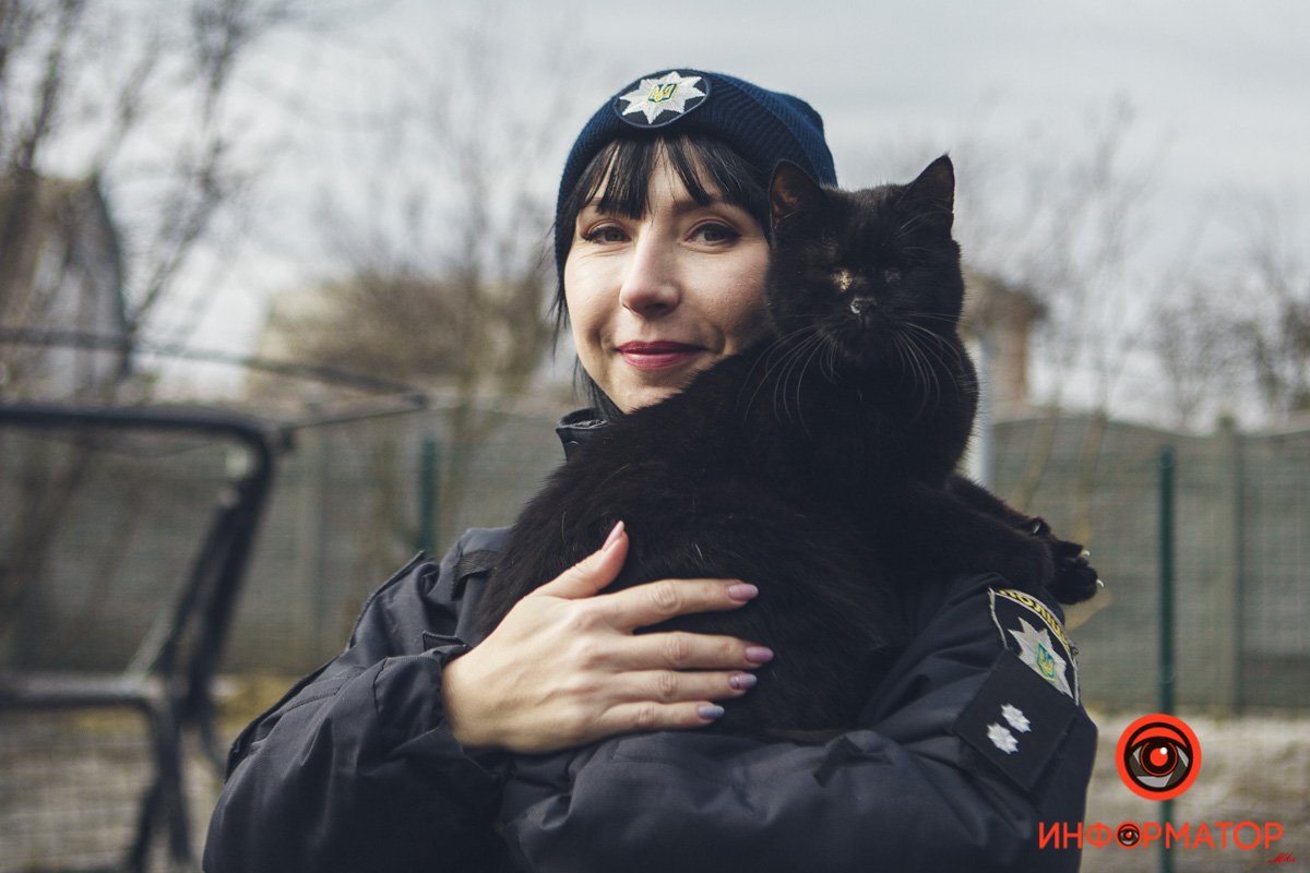 Военные, полицейские и спасатели снялись в фотосессии с бездомными животными в Днепре: классные фото 57
