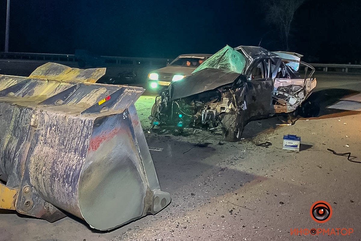 Мужчина ехал в сторону Днепра Мужчина ехал в сторону Днепра