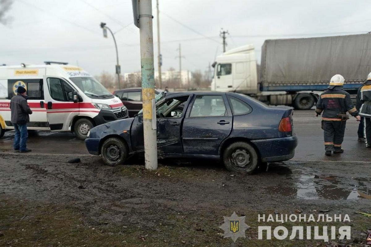 ДТП на улице Днепровской в Павлограде