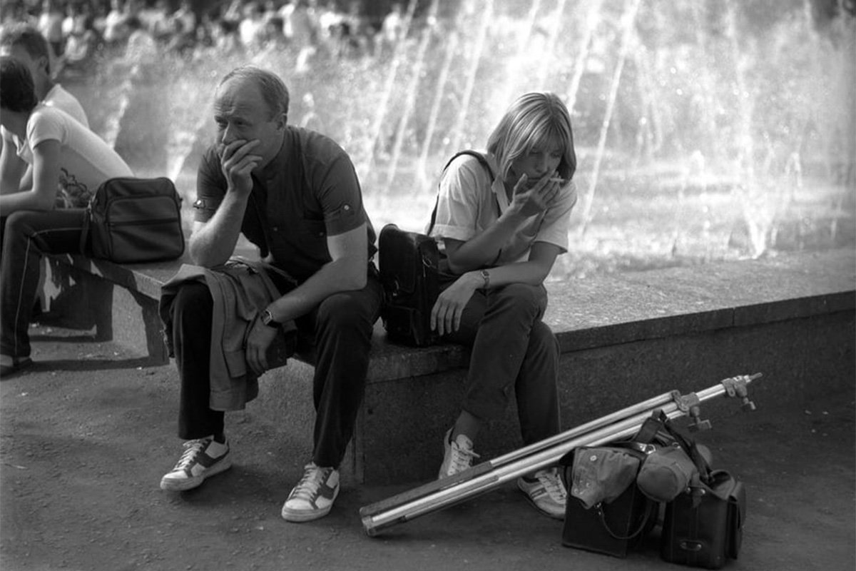 1985 год. Кадр из фильма "Выйти замуж за капитана". Вера Глаголева и Виктор Проскурин 