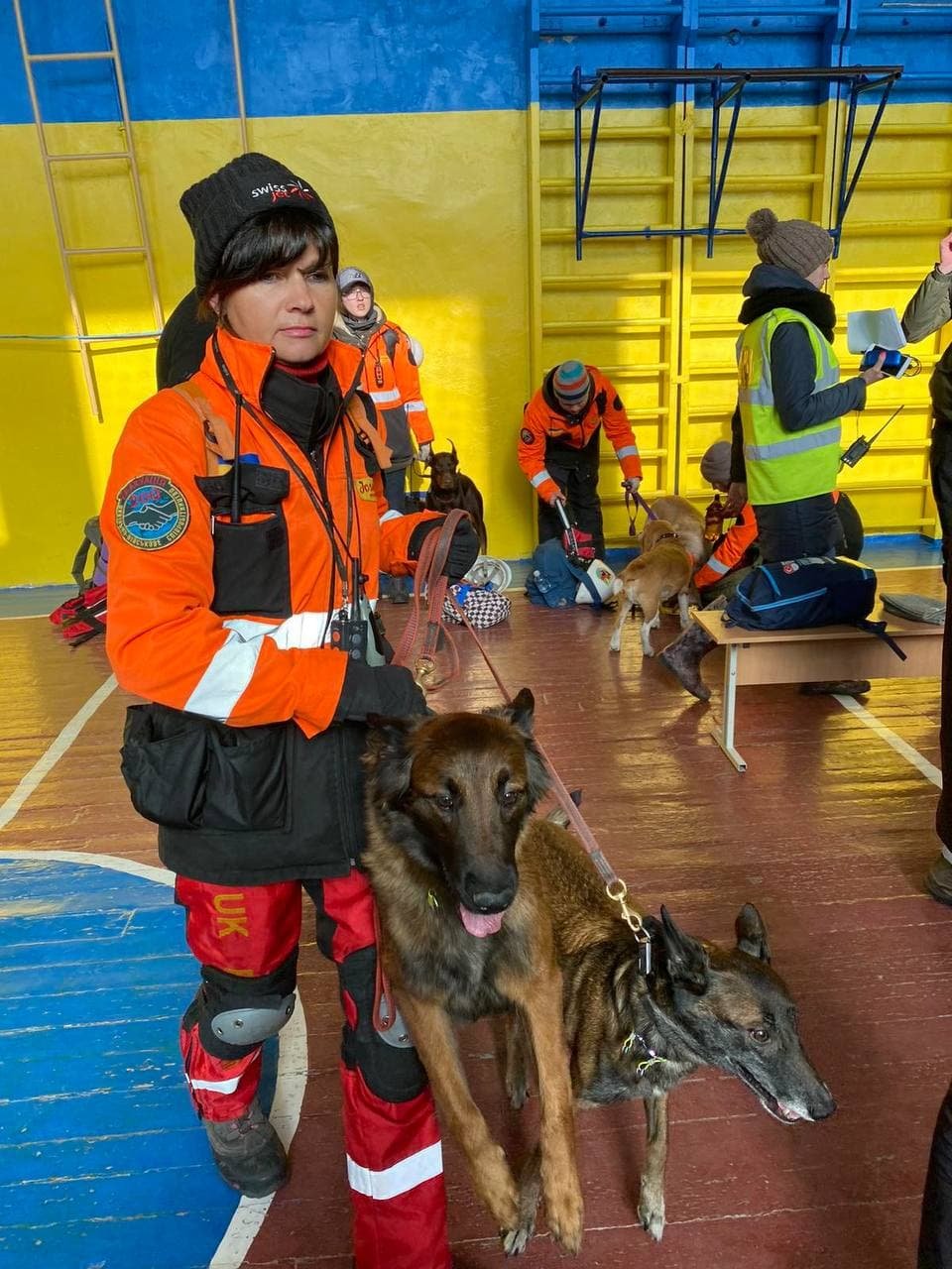 Приехали волонтеры с разных городов Украины 
