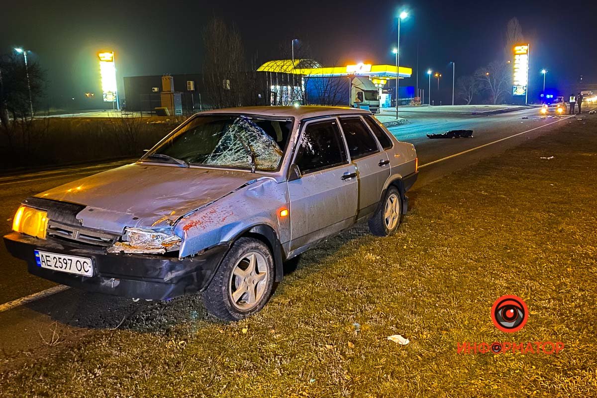 Водитель не смог избежать столкновения