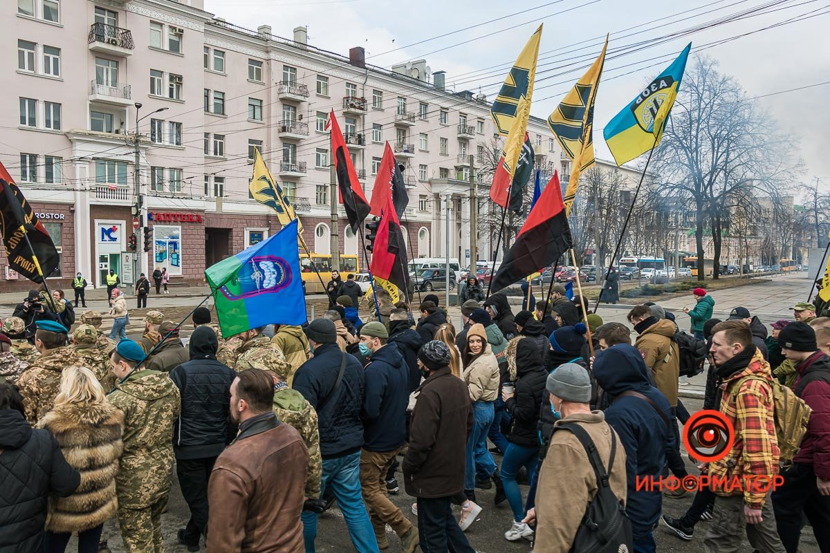 Марш был очень ламповым и прошел в дружеской обстановке