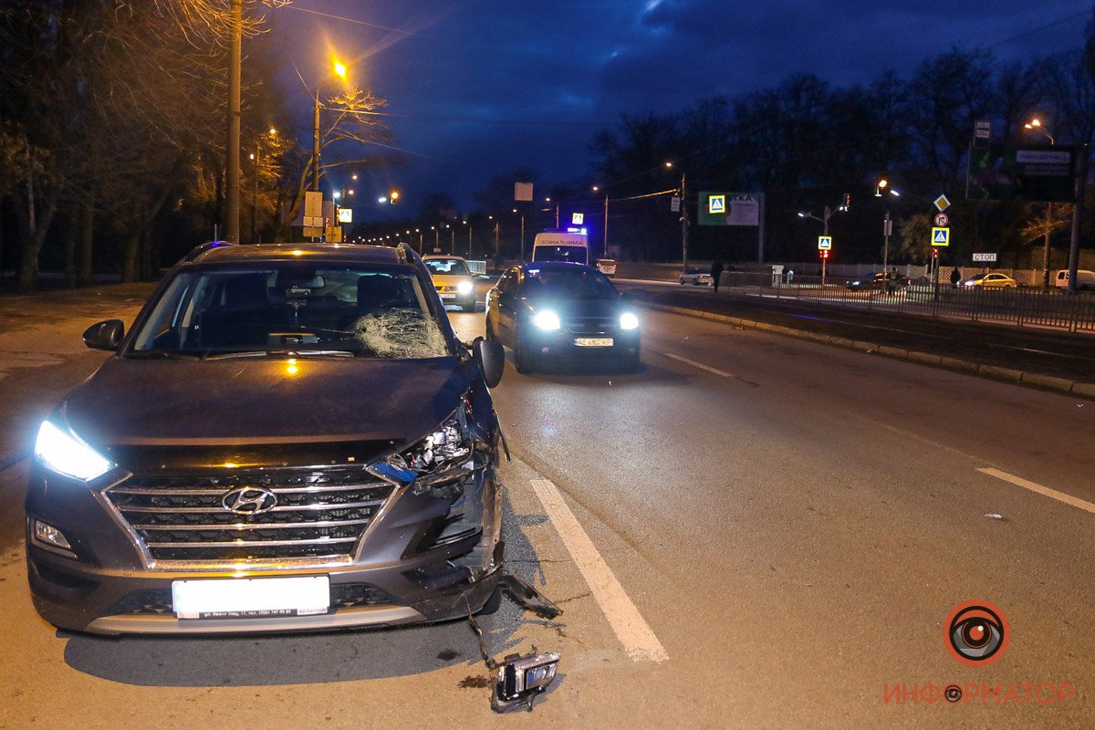 В Днепре на Богдана Хмельницкого Hyundai насмерть сбил мужчину на пешеходном переходе 10