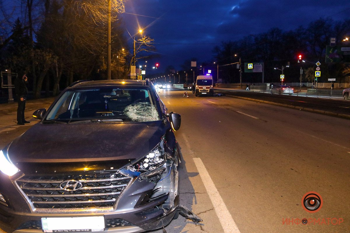 В Днепре на Богдана Хмельницкого Hyundai насмерть сбил мужчину на пешеходном переходе 13