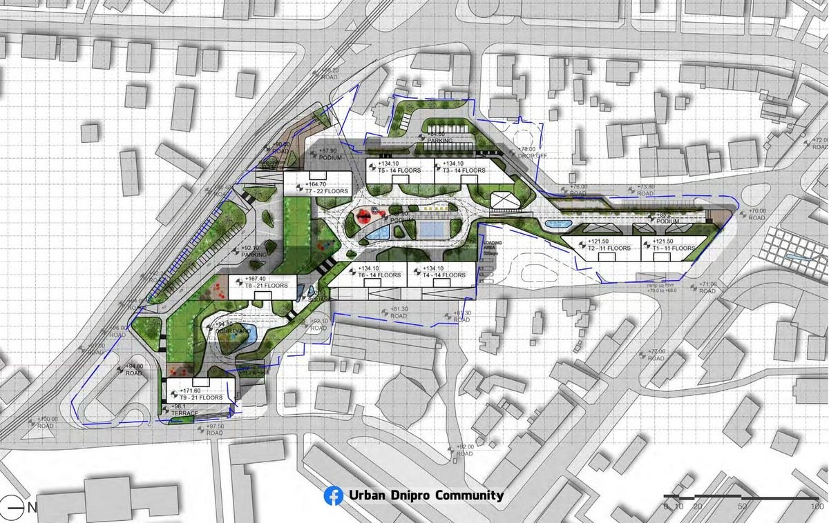 Третий проект застройки Долгой балки Третий проект застройки Долгой балки