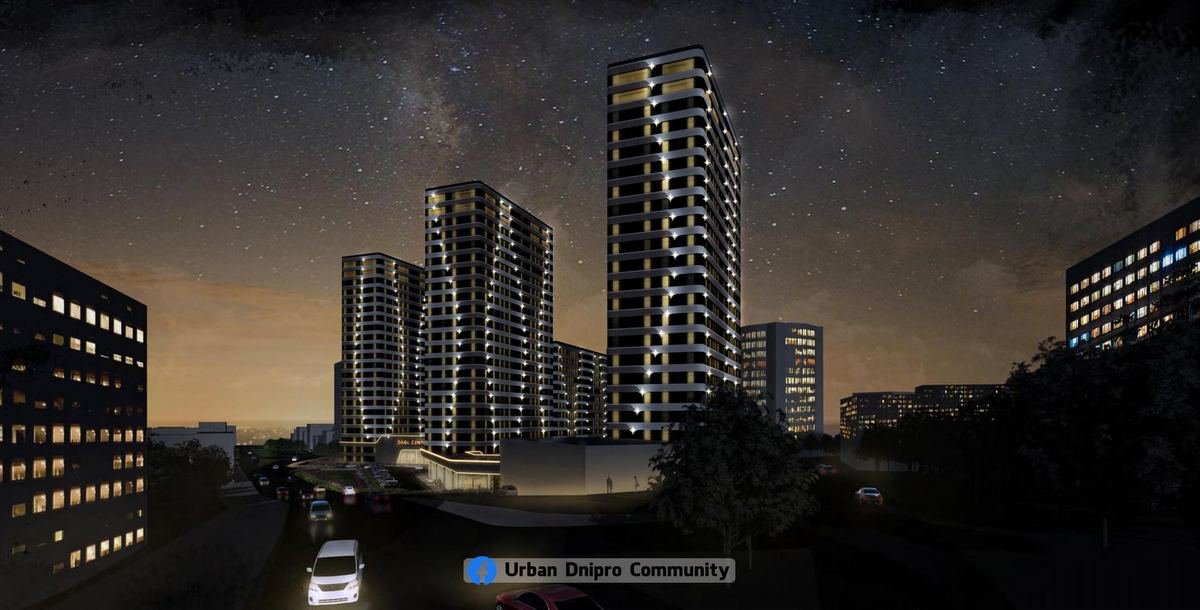 Так комплекс может выглядеть ночью, с подсветкой Так комплекс может выглядеть ночью, с подсветкой