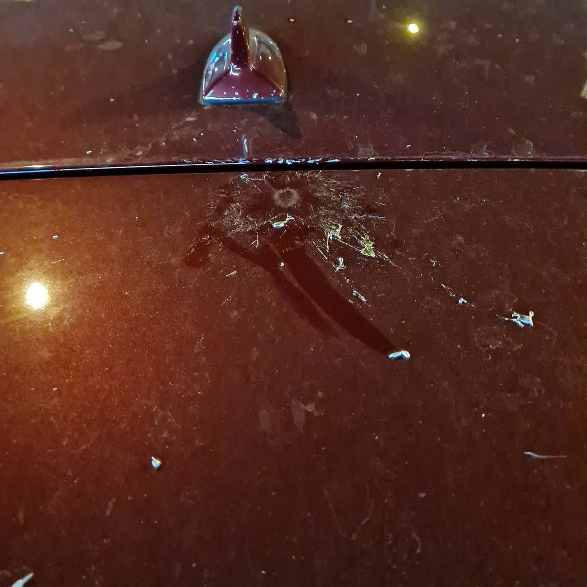 Пострадал и кузов