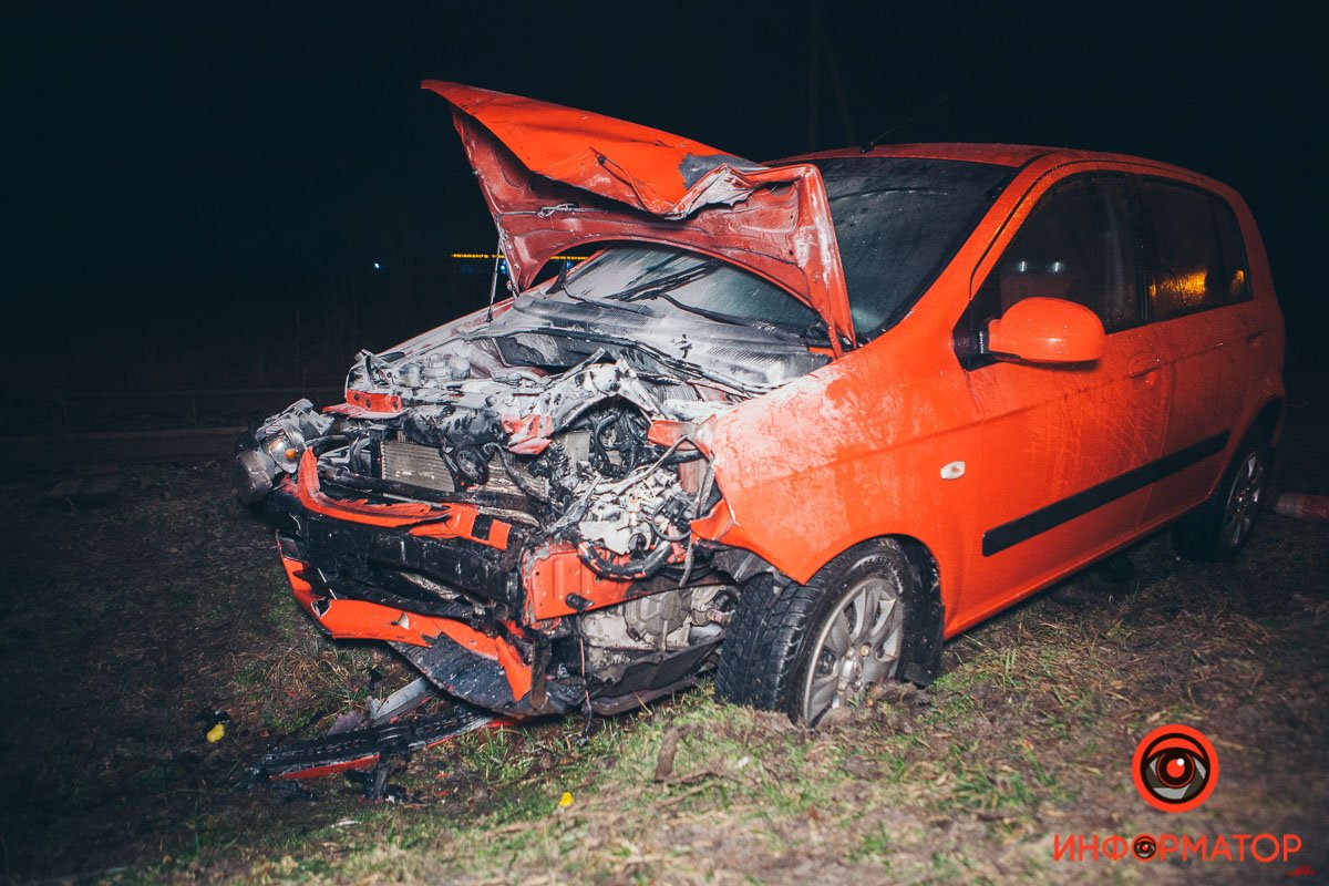 Водитель и пассажир Hyundai не пострадали