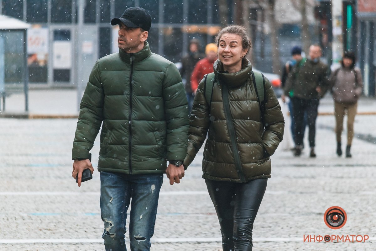 Но некоторых даже снег не смущает