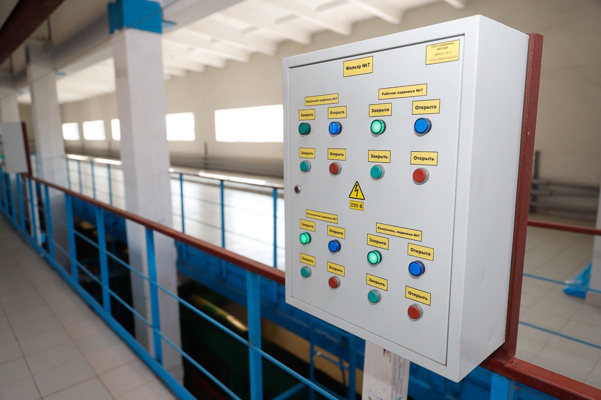 Одна из особенностей системы очистки на станции – установка приамонизации воды