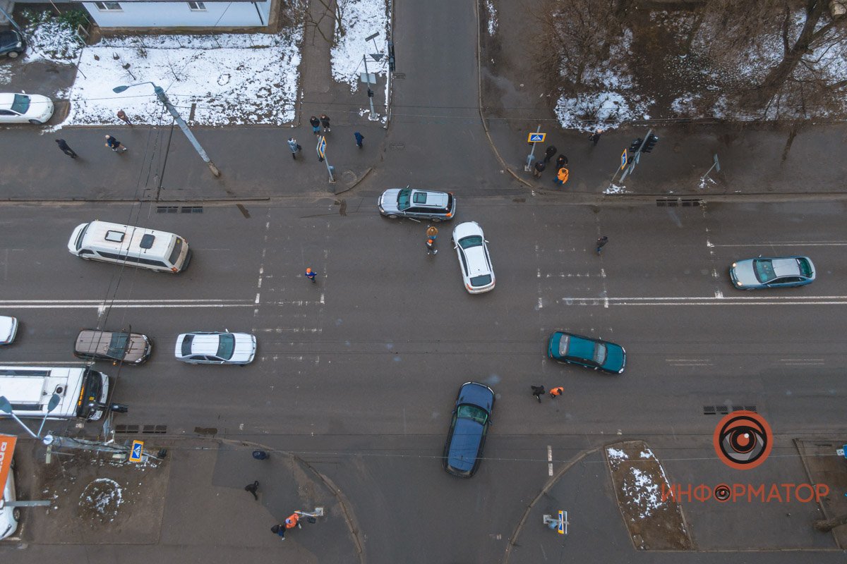 Авария на перекрестке