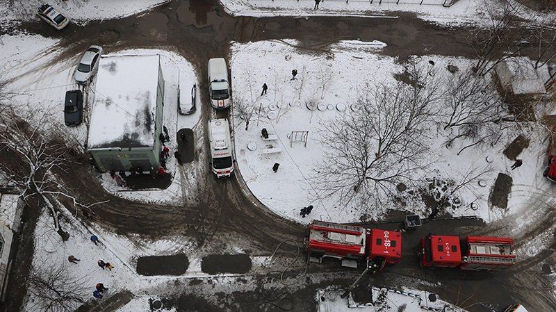 В четверг, 25 марта, в Вольном переулке случился пожар
