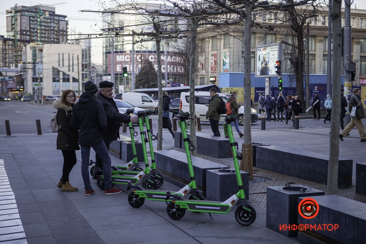 Самокаты появились на бульваре Короленко