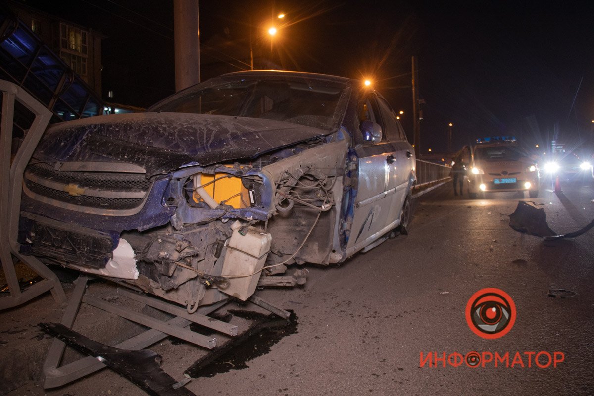 Водителя Chevrolet госпитализировали