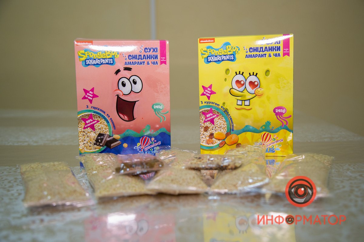 Детские сухие завтраки с суперфудами Детские сухие завтраки с суперфудами