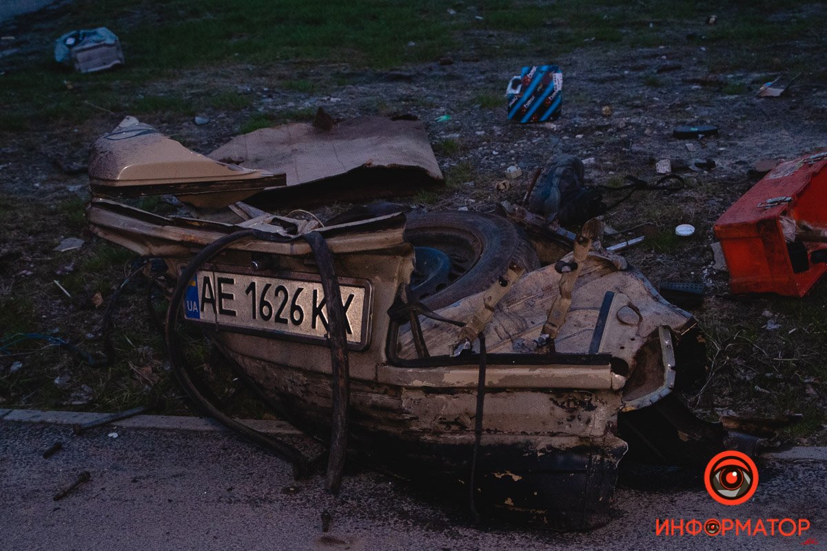 Аварию оградили Аварию оградили