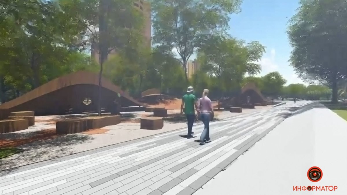 На площади появится фонтан, площадка для скалодрома и скейтпарк