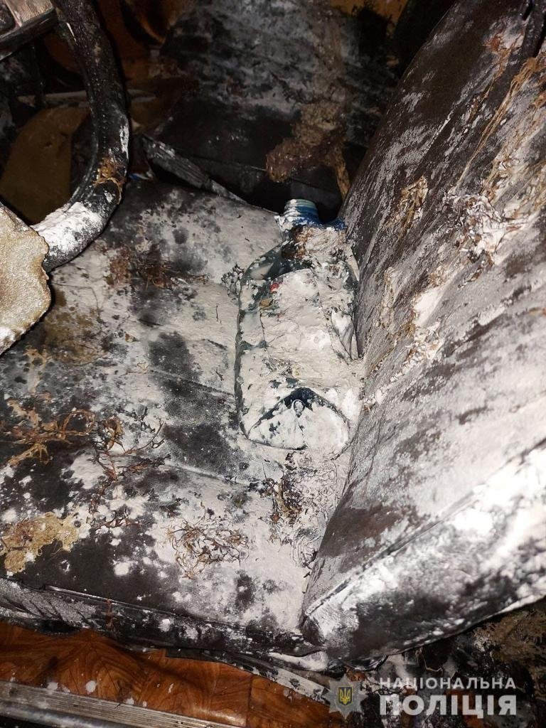 Салон сильно поврежден