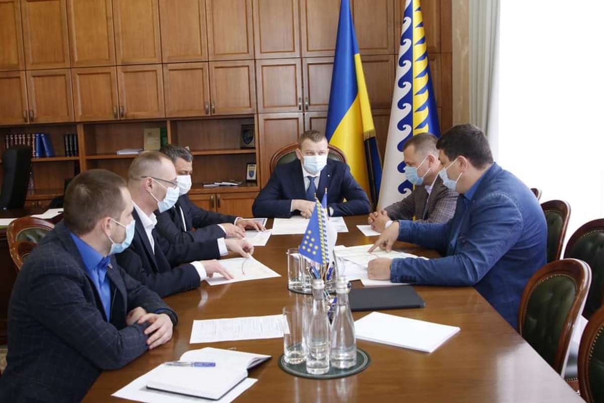 Совещание по поводу запуска троллейбуса «Днепр – Подгородное»