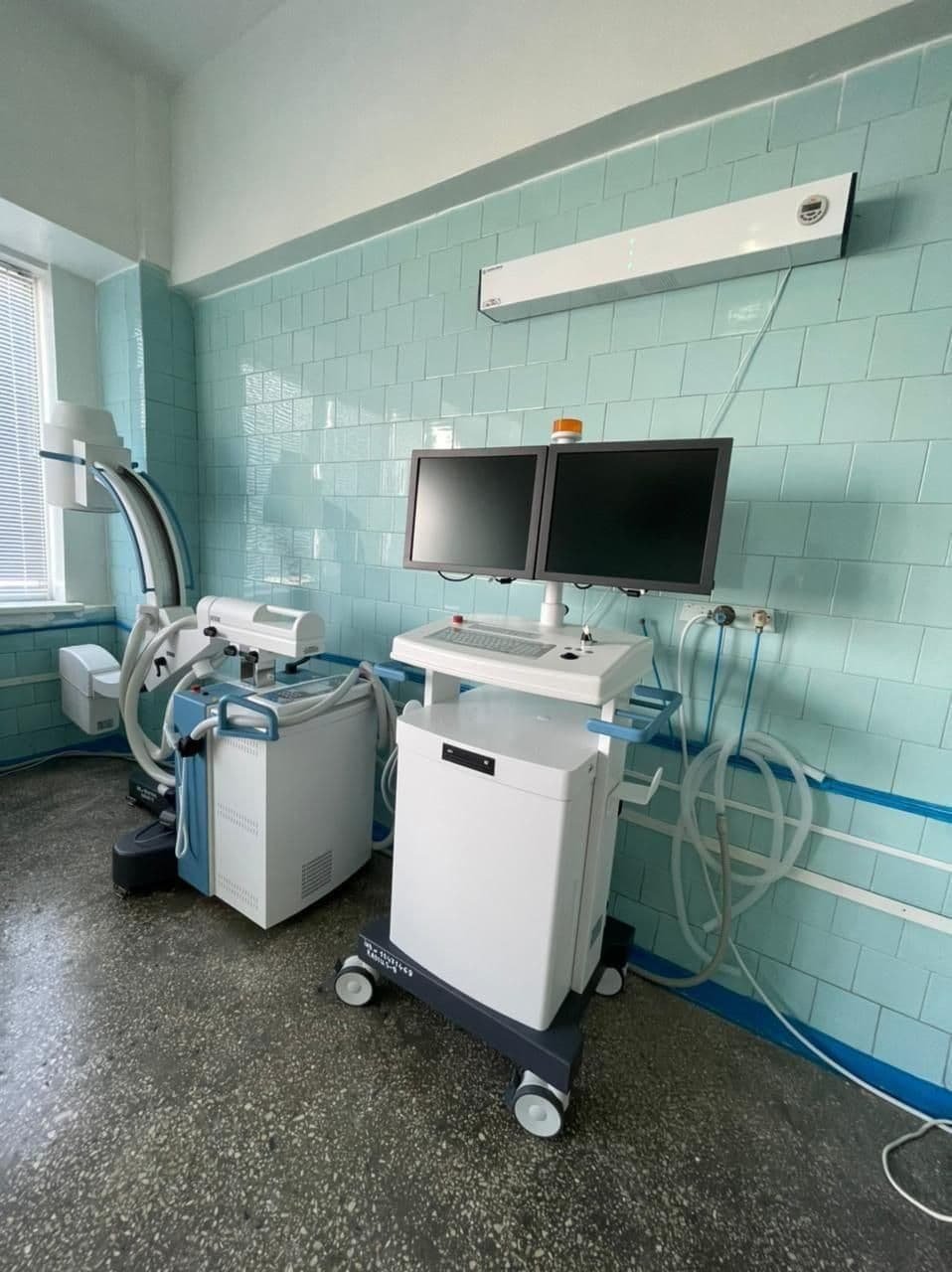 Полученное оборудование  помогает под рентген-контролем проводить операции на почках