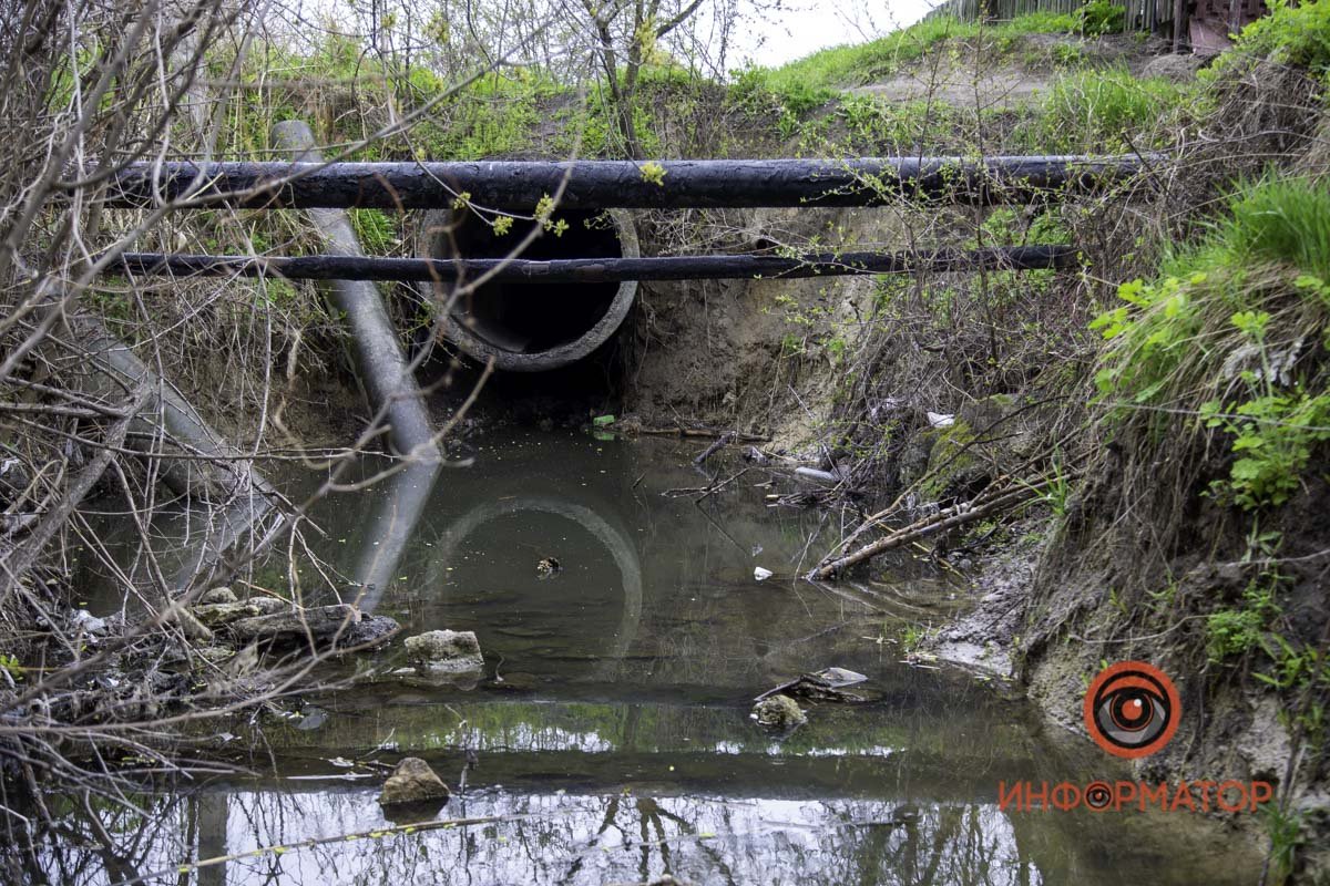 По словам местных, здесь вчера была пена