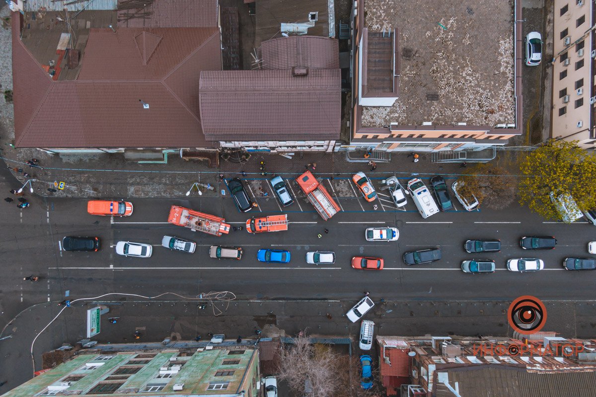 Вид на магазин с высоты птичьего полета