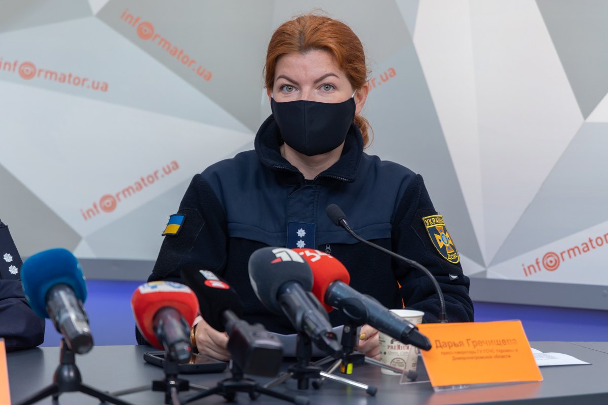 Дарья Гречищева — пресс-секретарь ГУ ГСЧС в Днепропетровской области