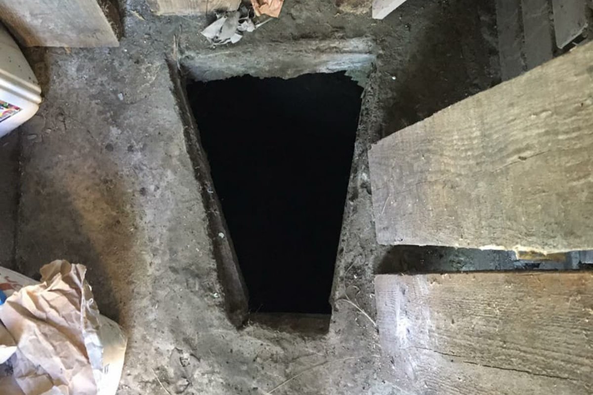 В Днепре собаку вытащили из выгребной ямы 1