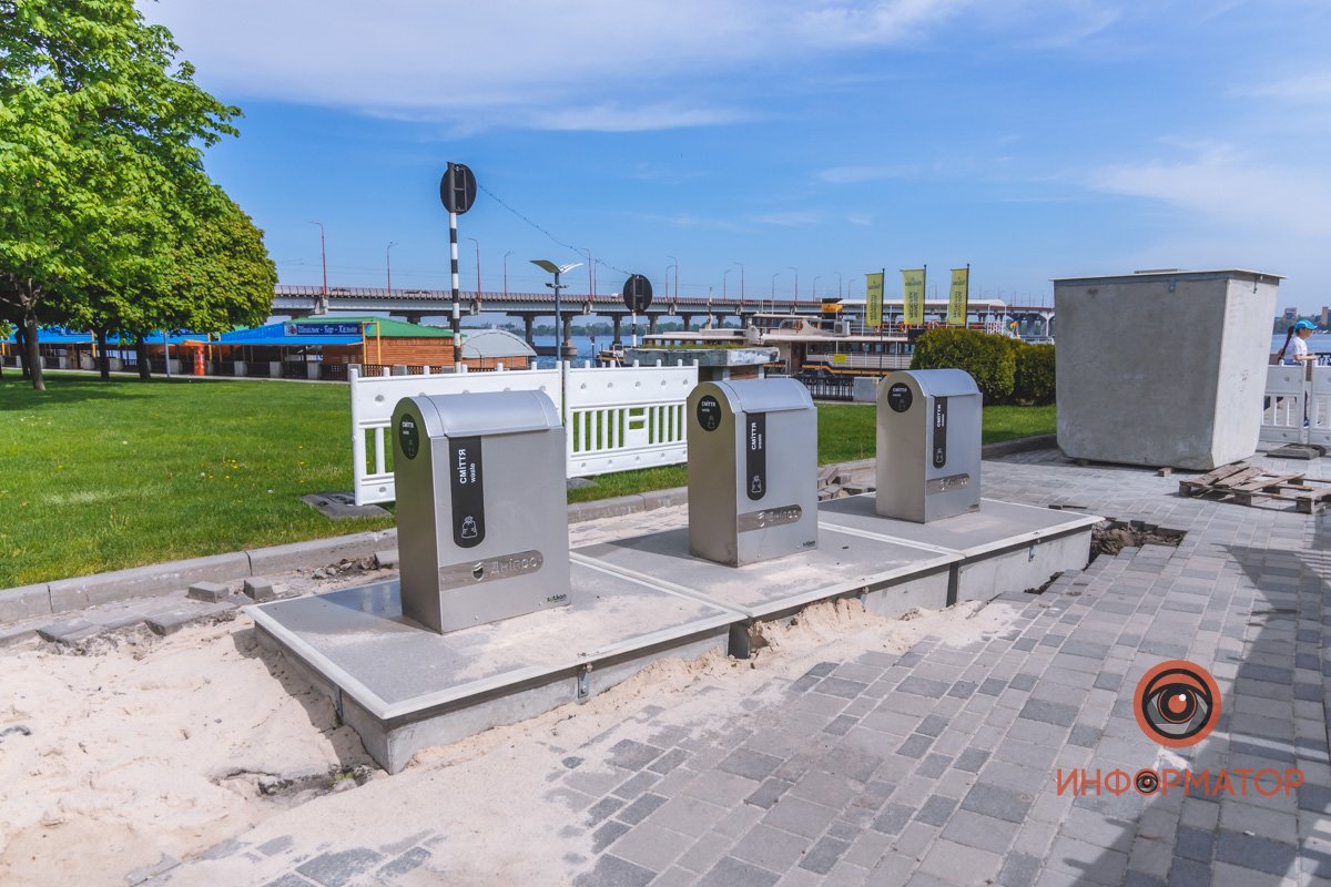 Контейнер находится под землей Контейнер находится под землей