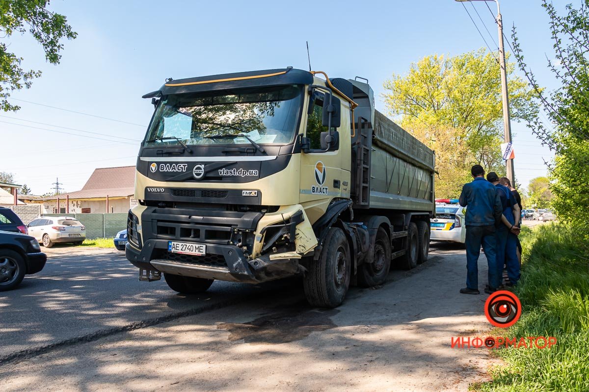 Водитель фуры не пострадал