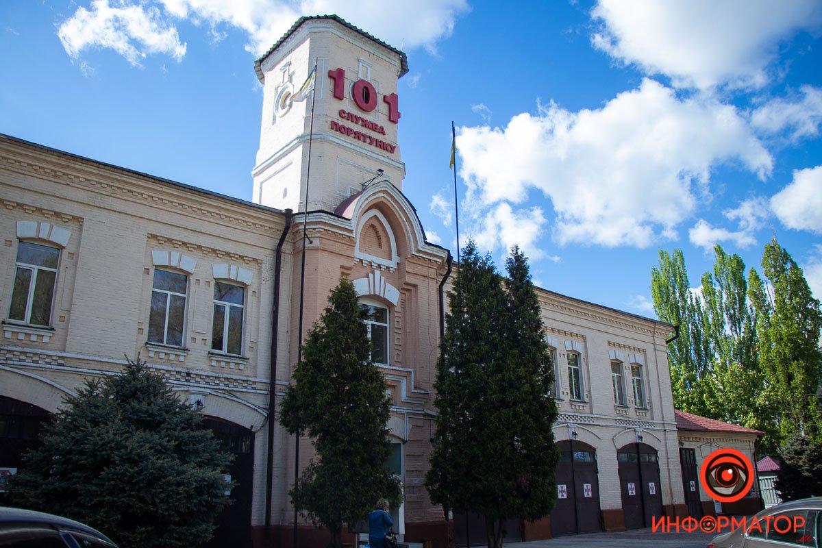 В здании действующей пожарно-спасательной части, старейшей в городе В здании действующей пожарно-спасательной части, старейшей в городе