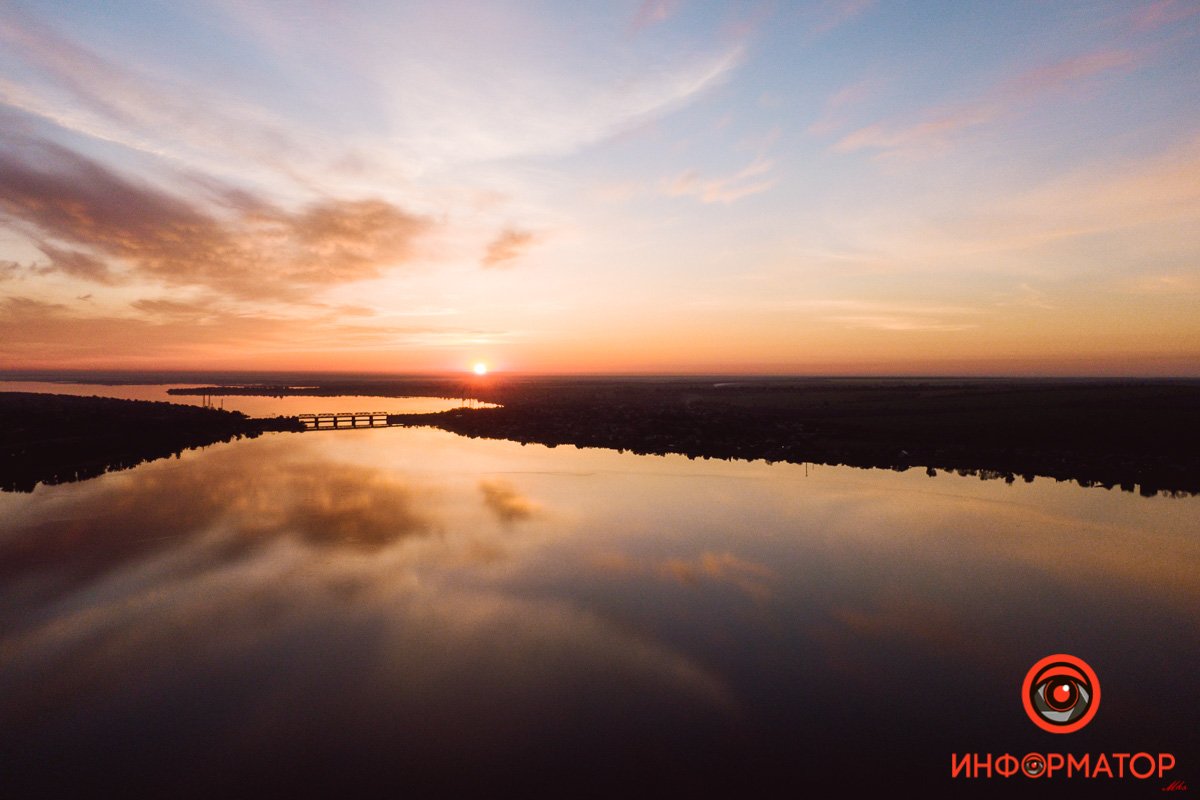 Кусочек солнца Город просыпается: как Днепр встретил рассвет на косе на Малиновского 26