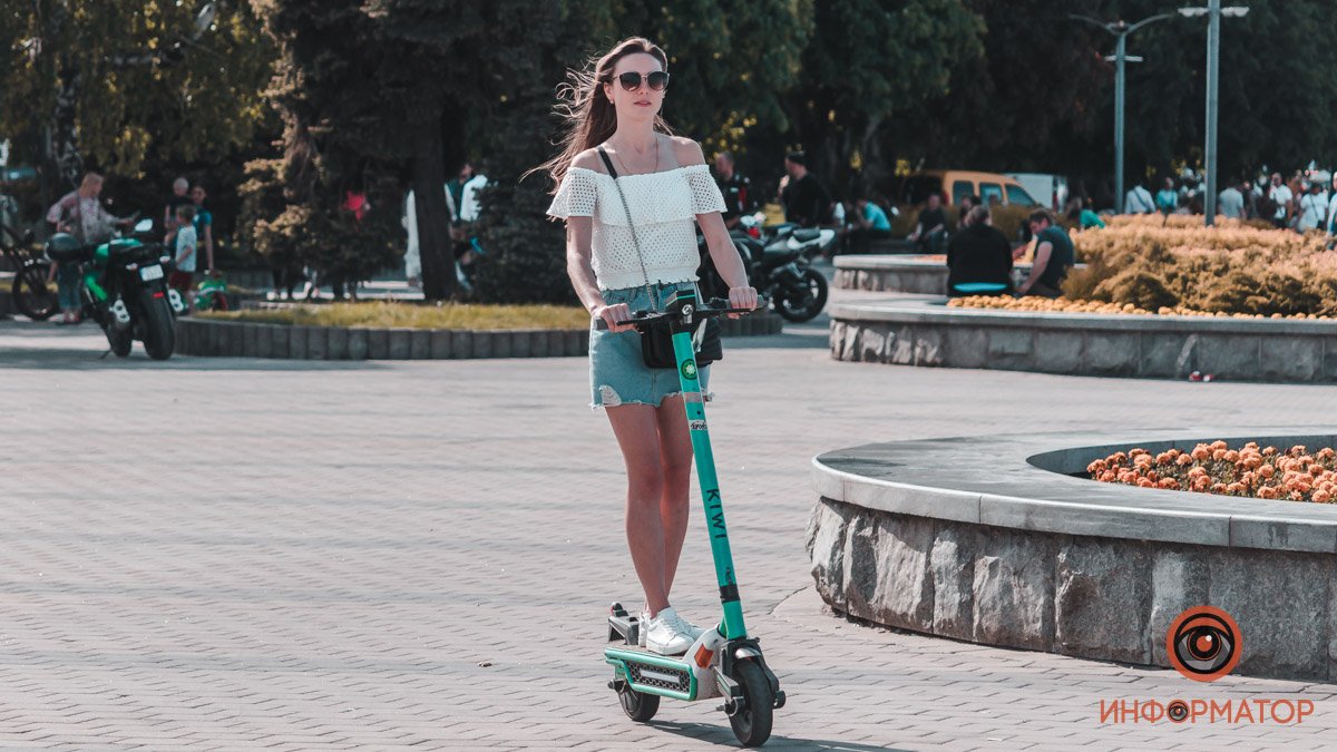 Днепрянки обожают самокаты