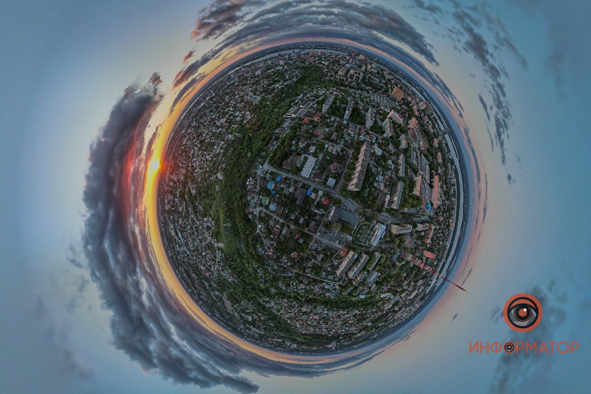 мешает закругление земли.