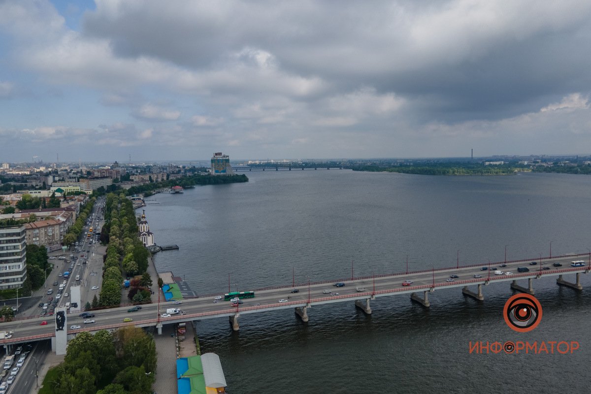 Красивая река Днепр Как выглядит пасмурный майский Днепр 10