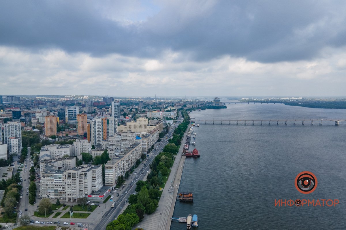 Тучи где-то высоко Как выглядит пасмурный майский Днепр 18