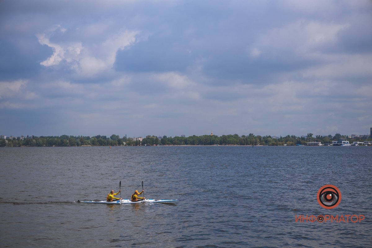 Активный вид отдыха Как выглядит пасмурный майский Днепр 19