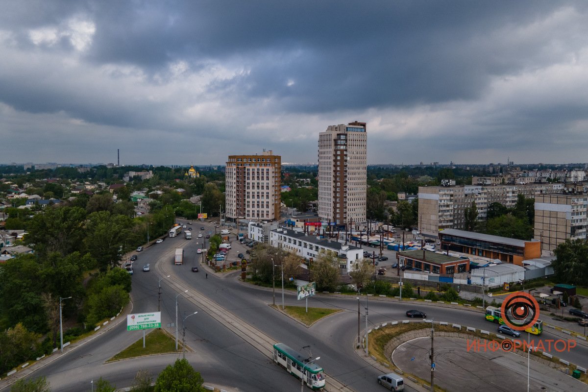 Вены дорог Как выглядит пасмурный майский Днепр 25