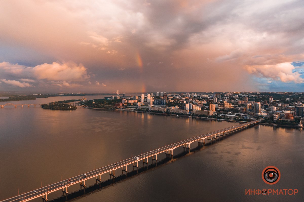 Вид на правый берег Днепра