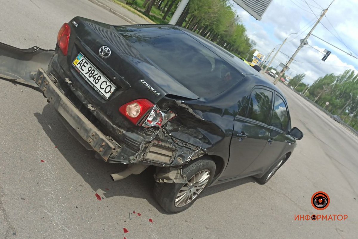 В четверг, 20 мая, на Запорожском шоссе случилось ДТП В четверг, 20 мая, на Запорожском шоссе случилось ДТП