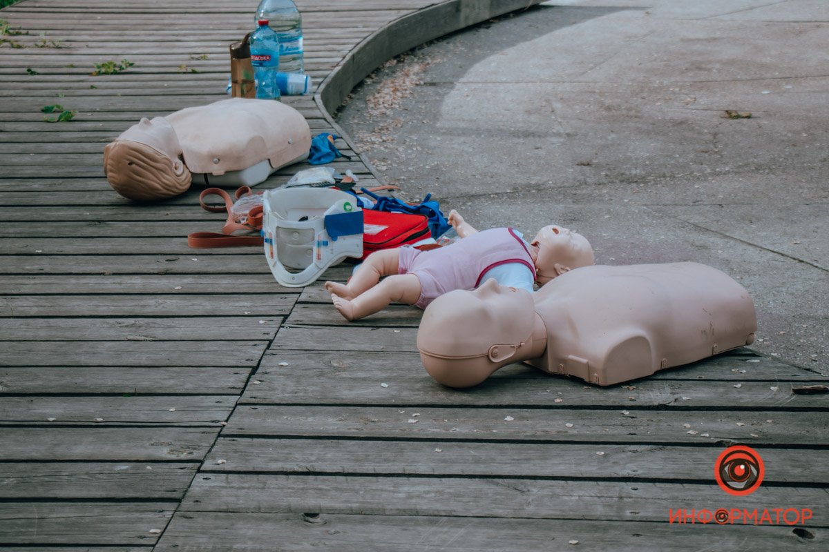 В Днепре в парке Шевченко прошел тренинг по оказанию первой помощи 14