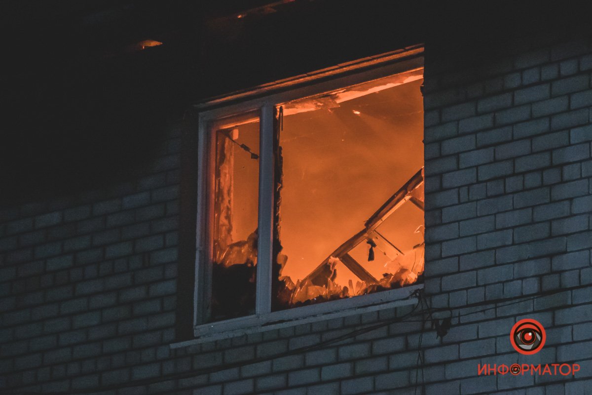 Площадь пожара составила 40 квадратных метров