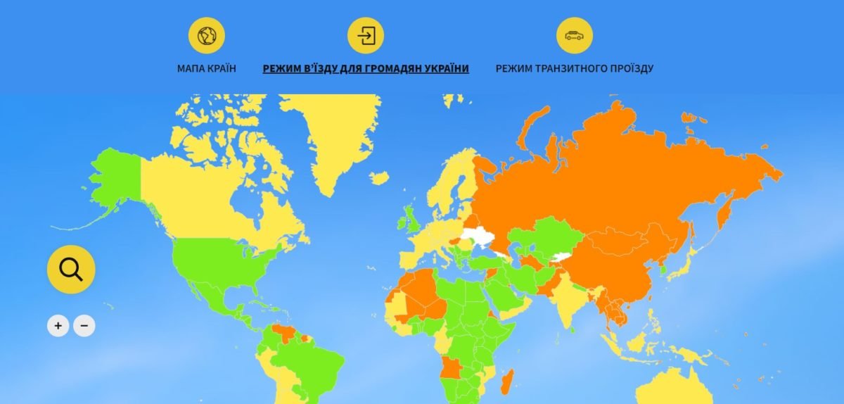 В списке для граждан отображается разноцветная карта В списке для граждан отображается разноцветная карта