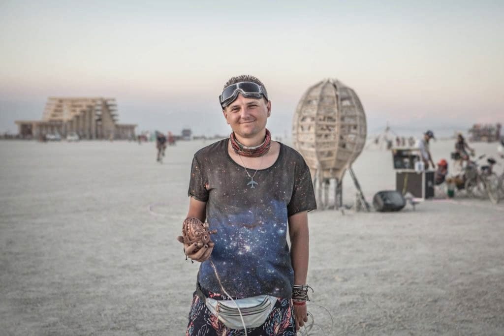 Владимир Недогода на Burning Man Владимир Недогода на Burning Man