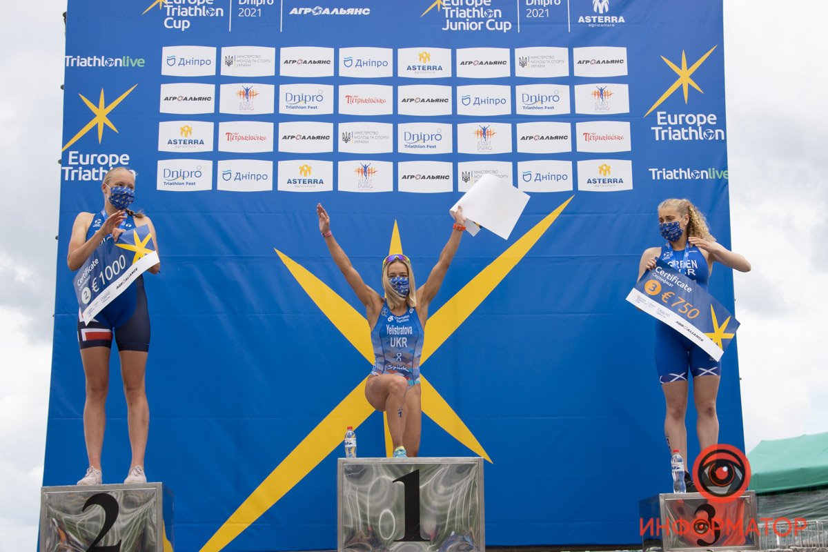 Кубок Европы по триатлону в Днепре: украинка заняла первое место в "женской элите" 38