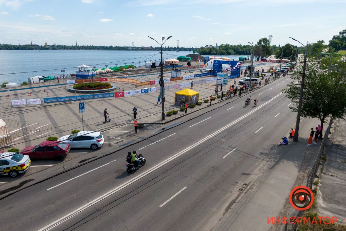 Так Набережная выглядела сегодня с высоты